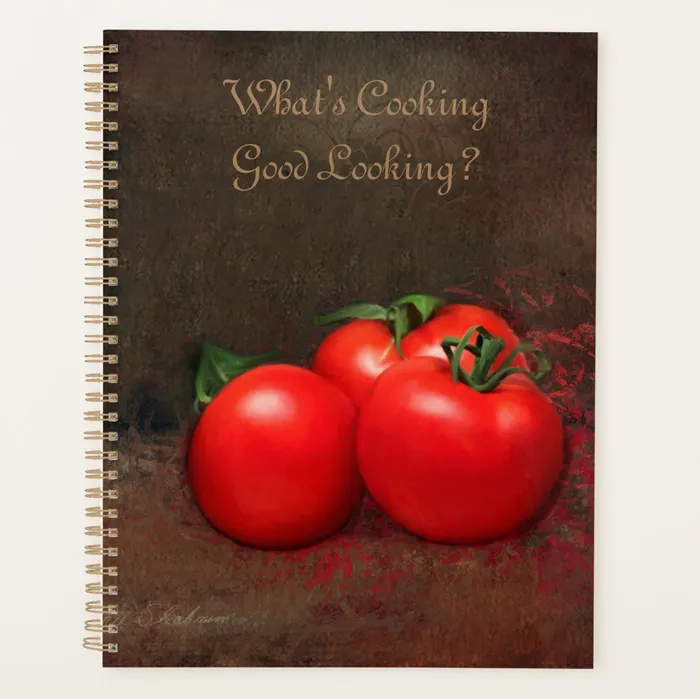 ZAZZLE Tomato Trio Whats Cooking Good Looking Meal Planner Small Earrings