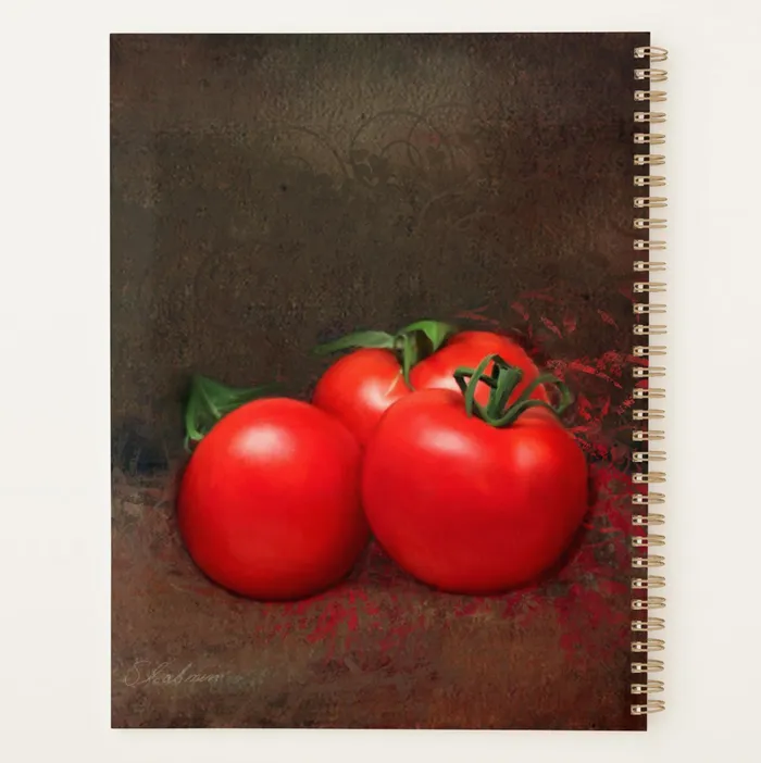 ZAZZLE Tomato Trio Whats Cooking Good Looking Meal Planner Small Earrings